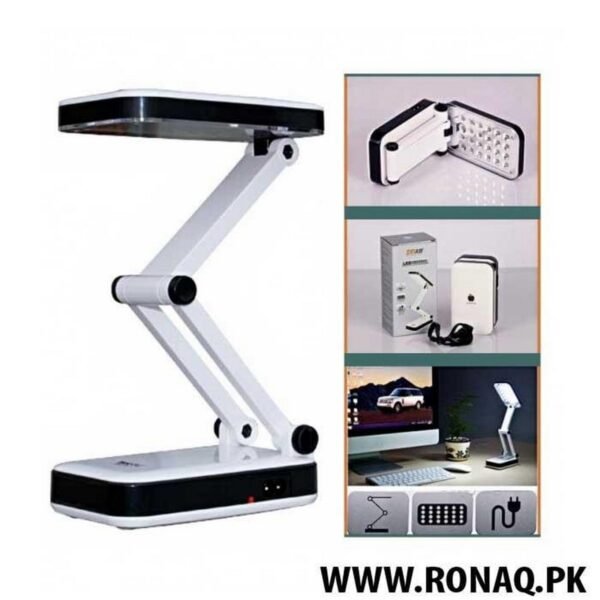 DP-666 Rechargeable LED Table Lamp for Study, Reading & Work